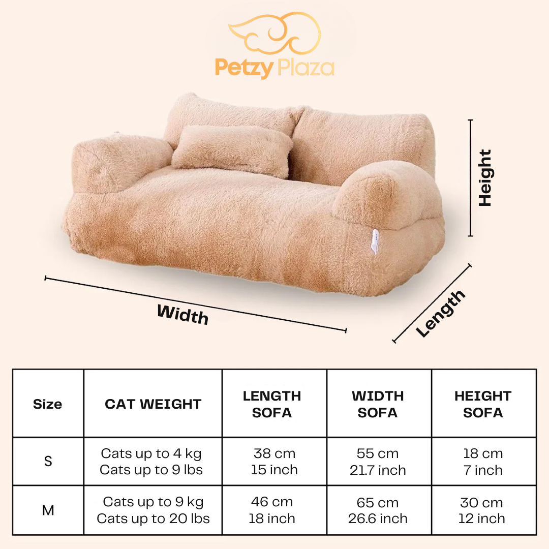 PetzyPlaza™ Luxury Cat Sofa