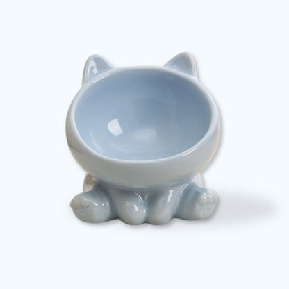 PetzyPlaza™ Ceramic Cat Food Bowl